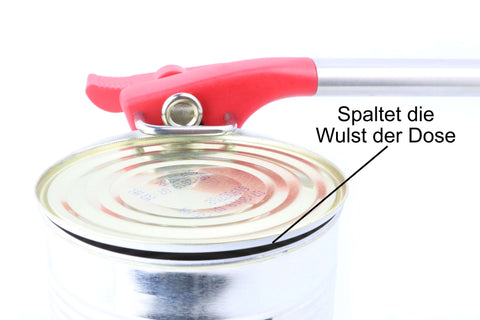 Apriscatole di sicurezza apriscatole in acciaio inox NOVA senza spigoli vivi