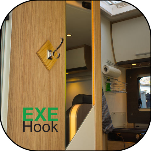 EXE-Hook coat hook real wood