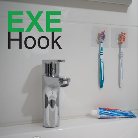 EXE-Hook toothbrush holder double set