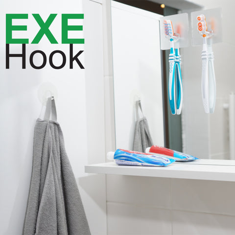 EXE-Hook toothbrush holder double set