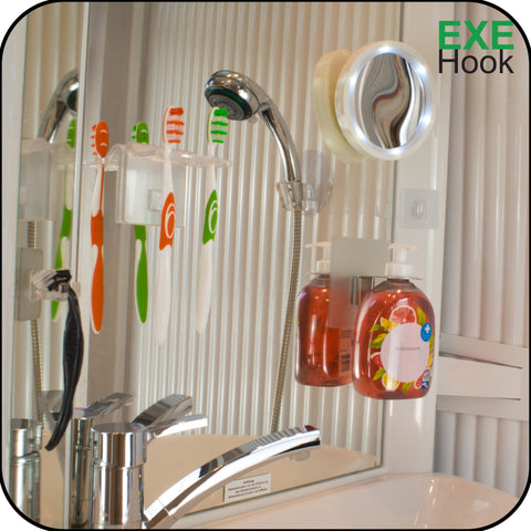 EXE-Hook soap dish plastic with drain