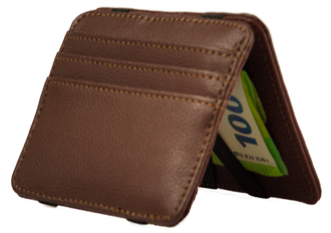 Magic Wallet mit Münzfach Portemonnaie Herren in Geschenkbox Leder iTFlip