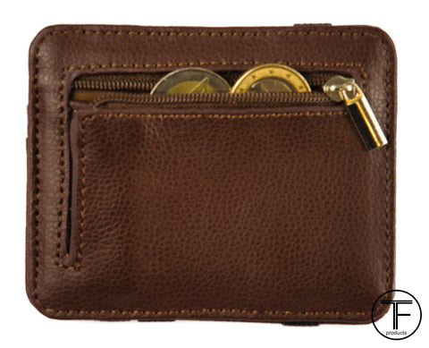 Magic Wallet mit Münzfach Portemonnaie Herren in Geschenkbox Leder iTFlip