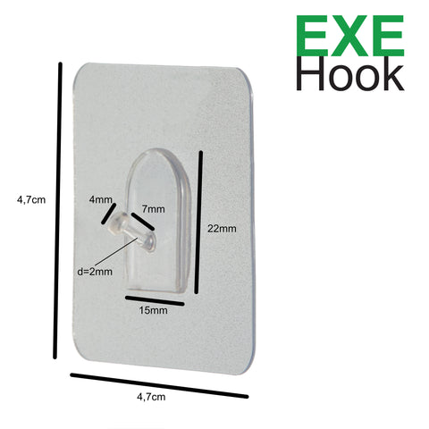 EXE-Hook wall hook XS nail hook (set of 5)