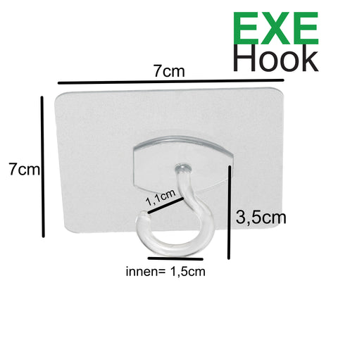 EXE-Hook overhead hook >4Kg (set of 3)