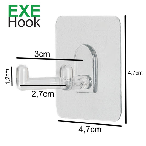 EXE-Hook V-hook / double hook (set of 4)