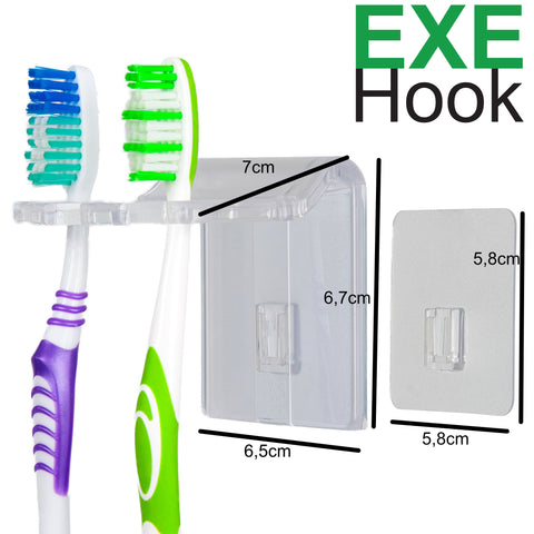 EXE-Hook Toothbrush Holder Trio