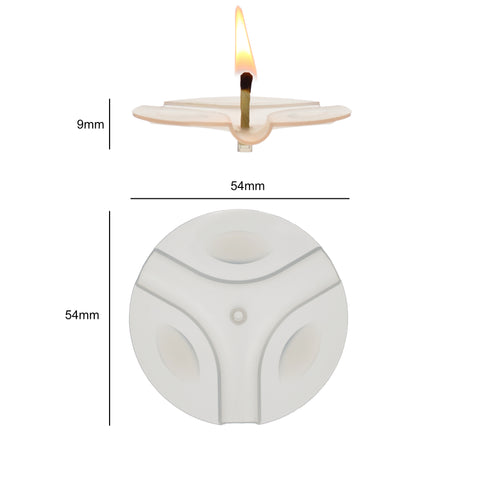 Traumflammen Kerzen aus Salatöl DIY