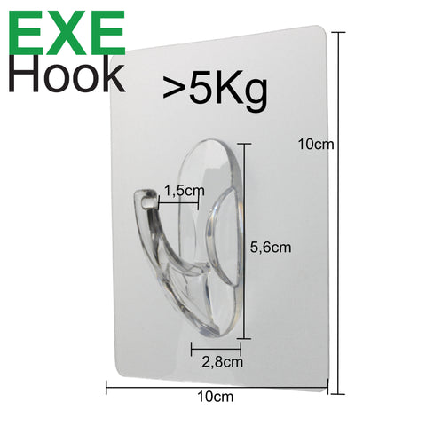 EXE-Hook Wandhaken XL >5Kg eckig klar