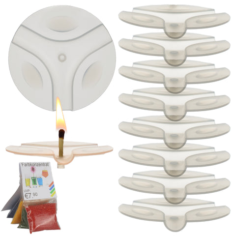 Traumflammen Kerzen aus Salatöl DIY