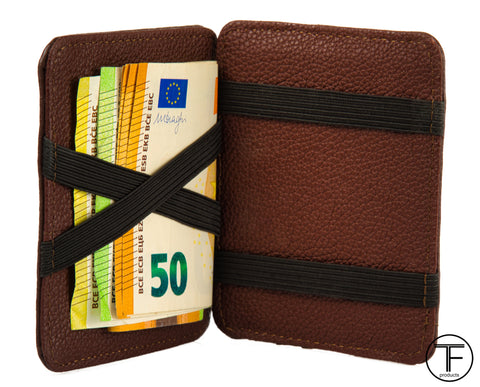 Magic Wallet mit Münzfach Portemonnaie Herren in Geschenkbox Leder iTFlip